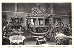 CPA Versailles Le Voiture Du Sacre De Charles X