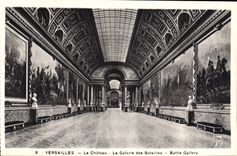CPA Versailles Le Chateau La Galerie Des Batailles