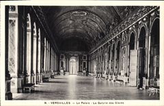 CPA Versailles Le Palais La Galerie Des Glaces