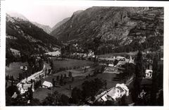 CPA Valle De Gedre Le Village Et Le Gave De Gavarnie