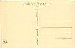 Naranjal de Estrasburgo de la POSTAL de la VENDIMIA la pieza del agua