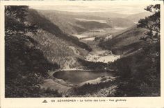 VINTAGE POSTCARD Gerardmer the Valley of the Lakes View