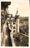 VINTAGE POSTCARD Rocamadour the Fort seen of the house of Marie