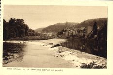 CPA Epinal Le Barrage Depuis Le Musee