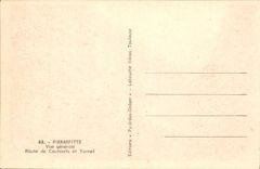 CPA Pierrefitte Vue Generale Route de Cauterets et Tunnel