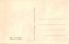 CPA Cauterets Cascade de Cerisey