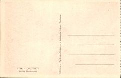 VINTAGE POSTCARD Cauterets Mauhourat Source