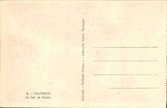 CPA Cauterets Le Lac de Gaube