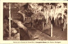 CPA Laugerie Basse Entree de la Grotte du Grand Roc Les Eyzies Prehistoire