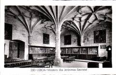 CPA Lisboa Masteiro dos Jeronimos Sacristia