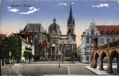 VINTAGE POSTCARD Aachen Dom
