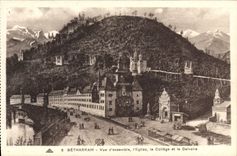 VINTAGE POSTCARD Betharram Overall picture the Church the College and the martyrdom