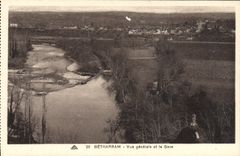 CPA Betharram Vue Generale et le Gave