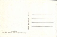 CPA Cauterets Vue Generale Prise du Mamelon Vert