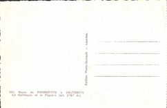 CPA Route de Pierrefitte a Cauterets Le Colimacon et le Peguere