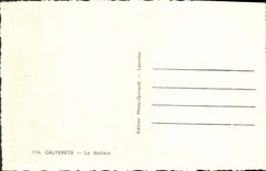 CPA Cauterets La Raillere