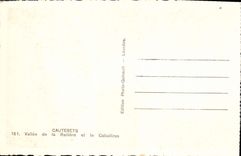 CPA Cauterets Vallee de la Raillere et le Caballiros