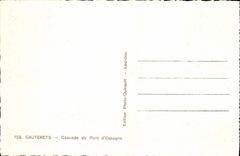 CPA Cauterets Cascade du Pont d'Espagne