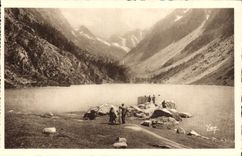 CPA Cauterets Le Lac de Gaube 