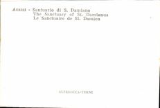 MODERN CARD Assisi Sanctuario di S Damiano