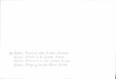 MODERN CARD Capri Ingresso went Grotta Azzurra Bateaux