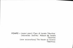 MODERN CARD Pompei Put di Loreio Tiburtino