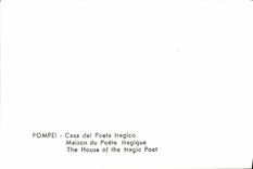 MODERN CARD Pompei Puts del Poeta tragico