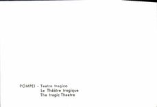 MODERN CARD Pompei Teatro tragico