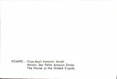 MODERN CARD Pompei Put degli Amorini dorati
