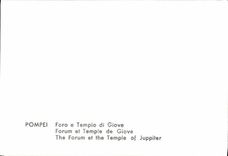 MODERN CARD Pompei Foro E Tempio di Giove