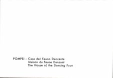 MODERN CARD Pompei Puts del Fauno Danzante