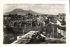 MODERN CARD Pompei Panorama Vista da Porta Ercolano