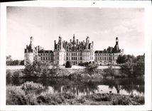 CPM Chambord Le chateau Facade et jardins sur le Cosson