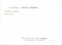 CPM Le Chateau Azay le Rideau Facade orientale