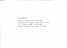 MODERN CARD Venezia Canal Large visto dall viola