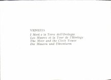 MODERN CARD Venezia I Mori E Torre LED Orologio