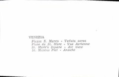 MODERN CARD Venezia Piazza Marco Veduta Aerea