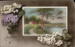 CPA Fantaisie Fleurs 