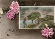 CPA Fantaisie Fleurs