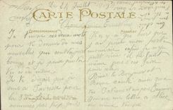 CPA Fantaisie Fleurs Coeur 