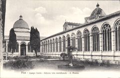 VINTAGE POSTCARD Campo Santo Esterno lato merodionale Rammed