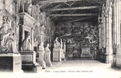 CPA Pisa Campa Santo Interno della Galleria Est 