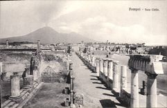 VINTAGE POSTCARD Pompei foro Civil