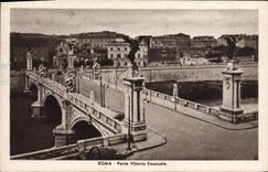 Pez gordo Vittorio Manuel de Roma de la POSTAL de la VENDIMIA