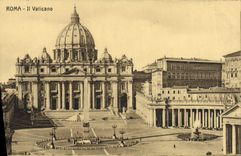 POSTAL Roma de la VENDIMIA él Vaticano