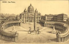 POSTAL Roma San Pedro de la VENDIMIA