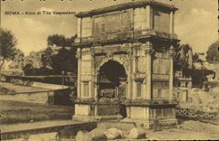 POSTAL Roma Arco di Tito Vespasiano de la VENDIMIA