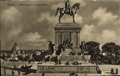 La POSTAL Roma Monumento de la VENDIMIA tiene Garibaldi