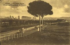 CPA Roma Via Appia Nuova avanzi dell 'acquedotto di Claudio 