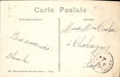 POSTAL Trouville de la VENDIMIA en el mar el embarcadero y el barco del casino